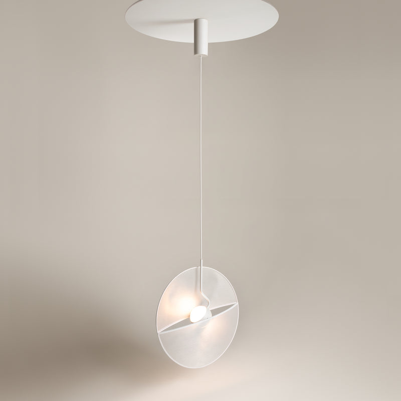 Maytoni Reflex 2L pendant lamp, white LED D 45cm