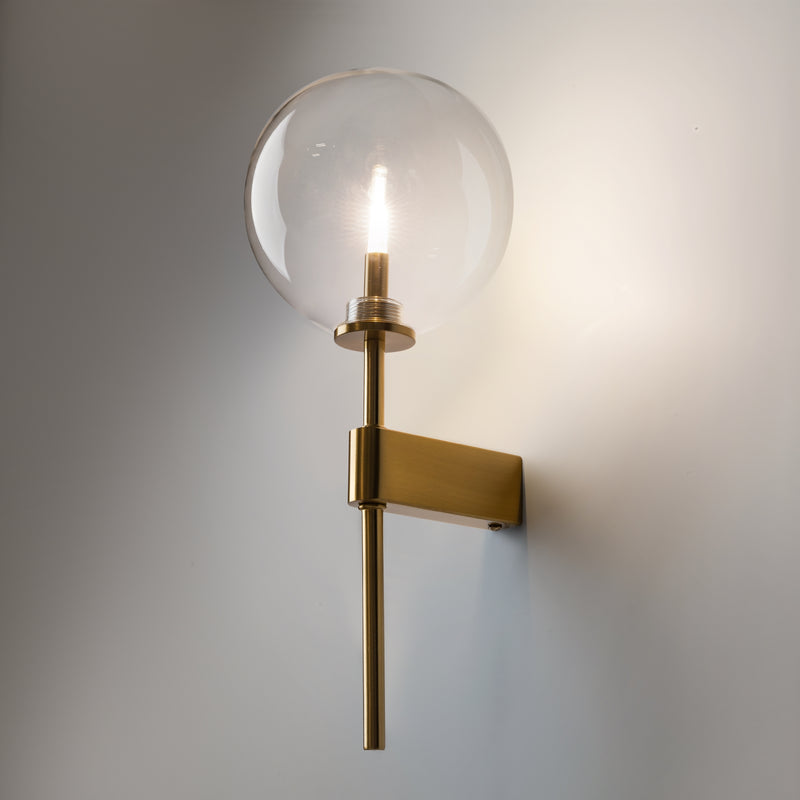 Maytoni Mood 1L wall sconce lamp, black G4 D 15cm