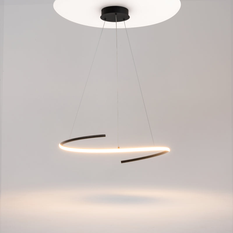 Maytoni Curve 1L Pendelleuchte, LED D 60cm