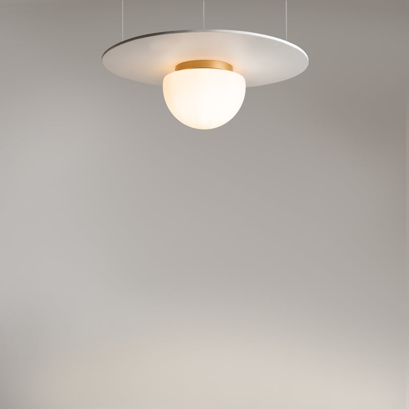 Lampada da soffitto da incasso Maytoni Glassy 1L, nera E27 D 31,5 cm