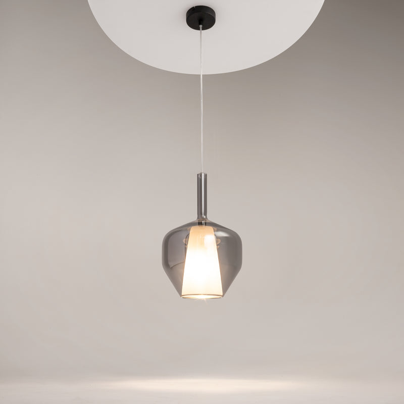 Maytoni Duality 1L pendant lamp, black E27 D 20cm