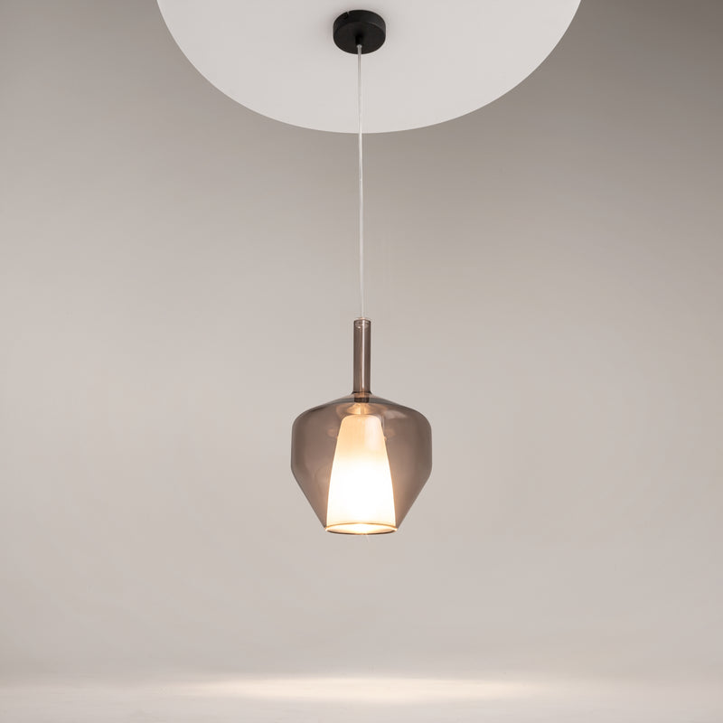 Maytoni Duality 1L pendant lamp, black E27 D 20cm