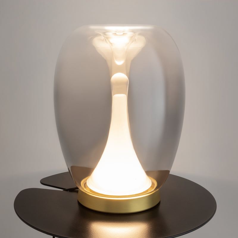 Lampada da tavolo Maytoni Splash 1L, LED oro D 20cm