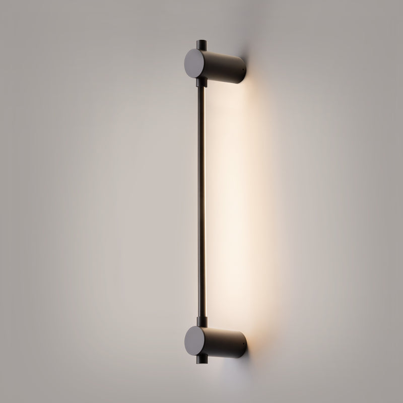 Maytoni Rotta aplique decorativo 1L, negro LED D 5cm