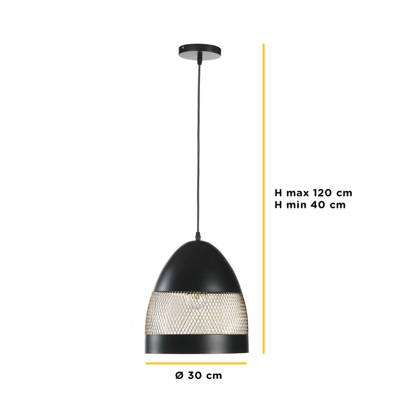 Onli Lighting Polly 1L pendant lamp E27 D 30cm