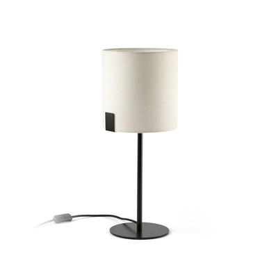 NILA Black and off white table lamp