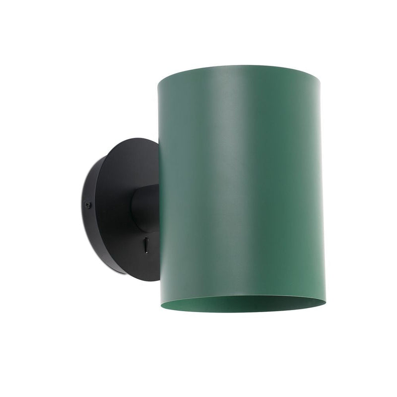 GUADALUPE Black/green wall lamp