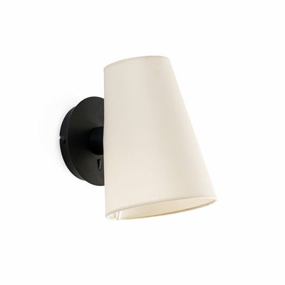 LUPE Black/beige table lamp