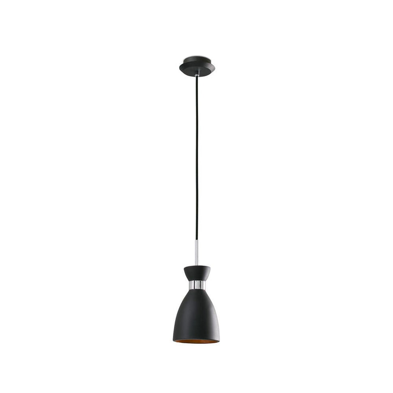 RETRO Black and copper pendant lamp