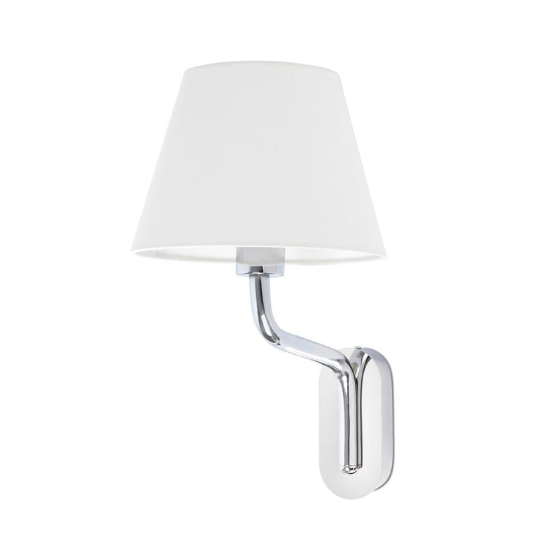 ETERNA Chrome/white wall lamp