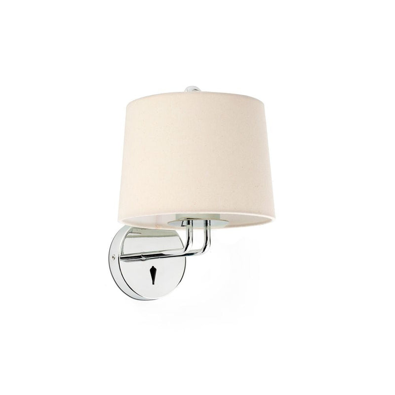 MONTREAL Chrome/beige wall lamp