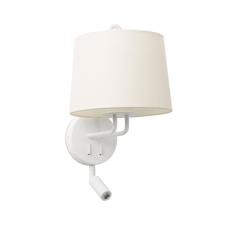 MONTREAL White/white wall lamp with reader