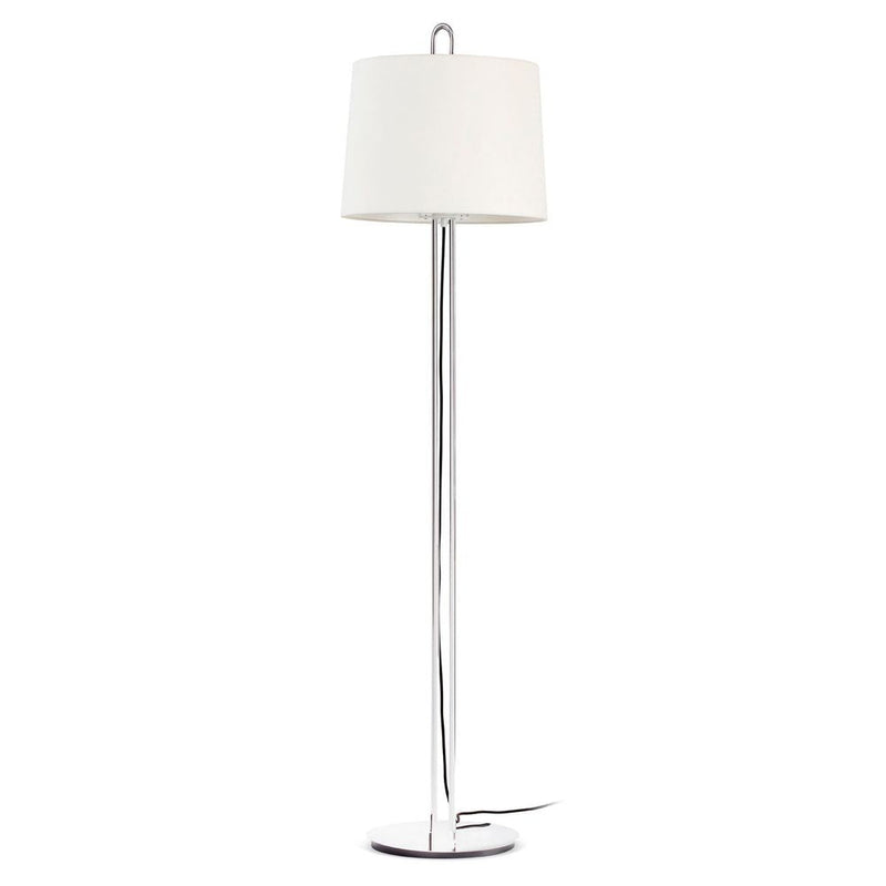 MONTREAL Chrome/white floor lamp