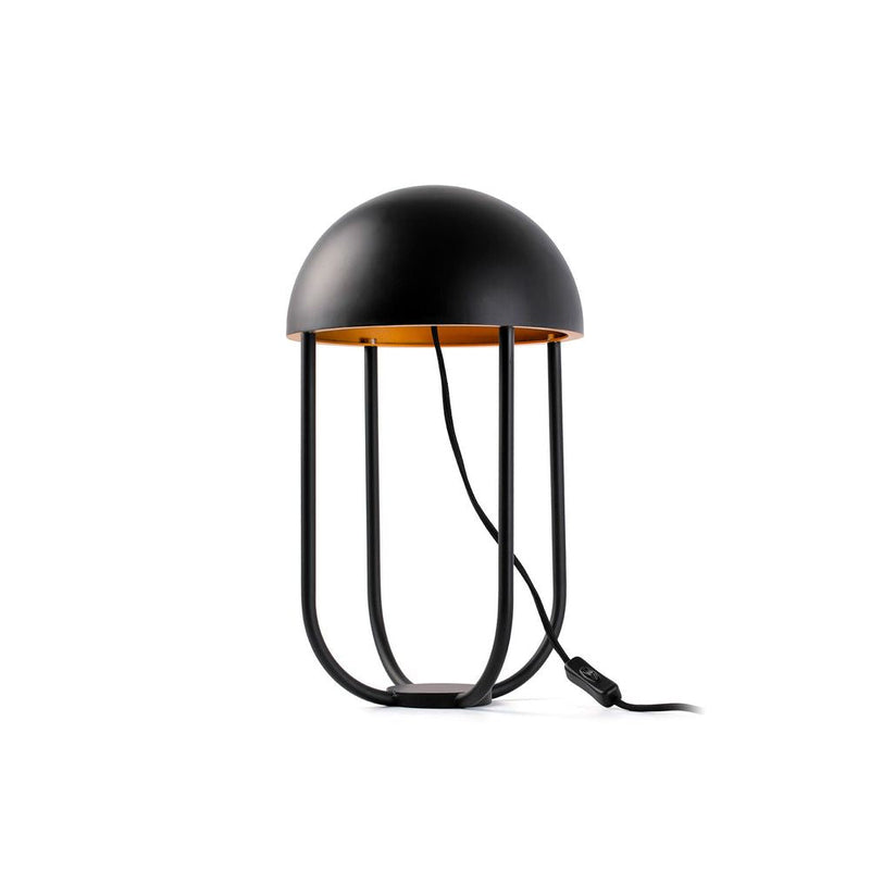 JELLYFISH Black and gold table lamp