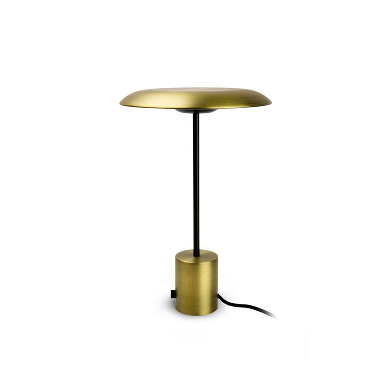 HOSHI Satin gold and black table lamp