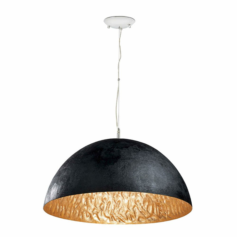 MAGMA Black and gold pendant lamp