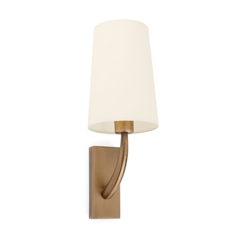REM Old gold/beige wall lamp