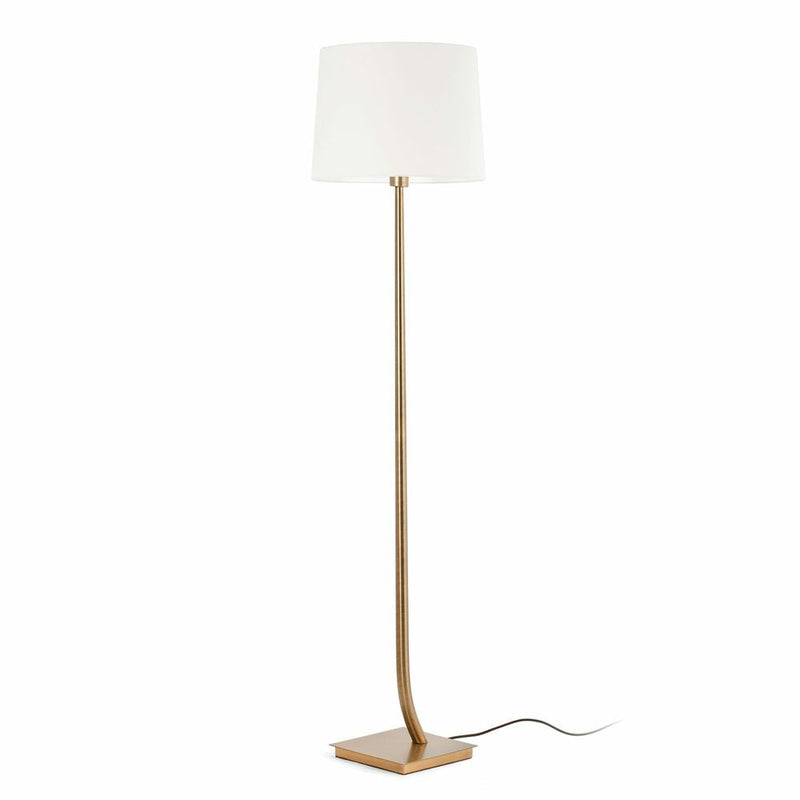 REM Bronze/white floor lamp