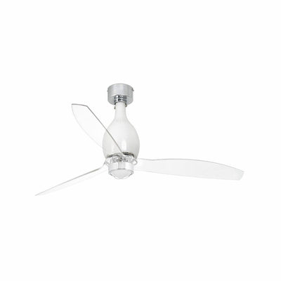 MINI ETERFAN M LED Shiny white/transparent fan with DC motor