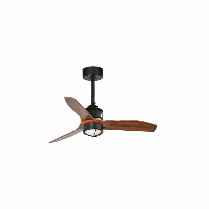 JUST FAN XS LED Black/wood fan 81cm