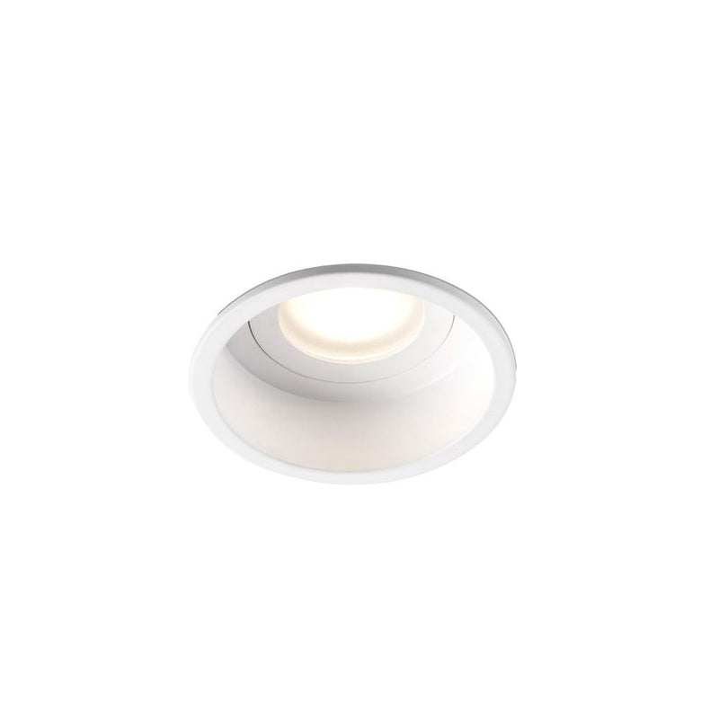 HYDE R White round recessed lamp