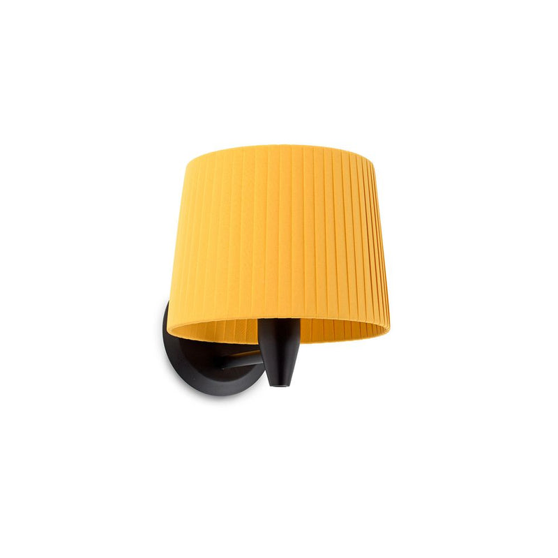 SAMBA Black/ribbon yellow wall lamp