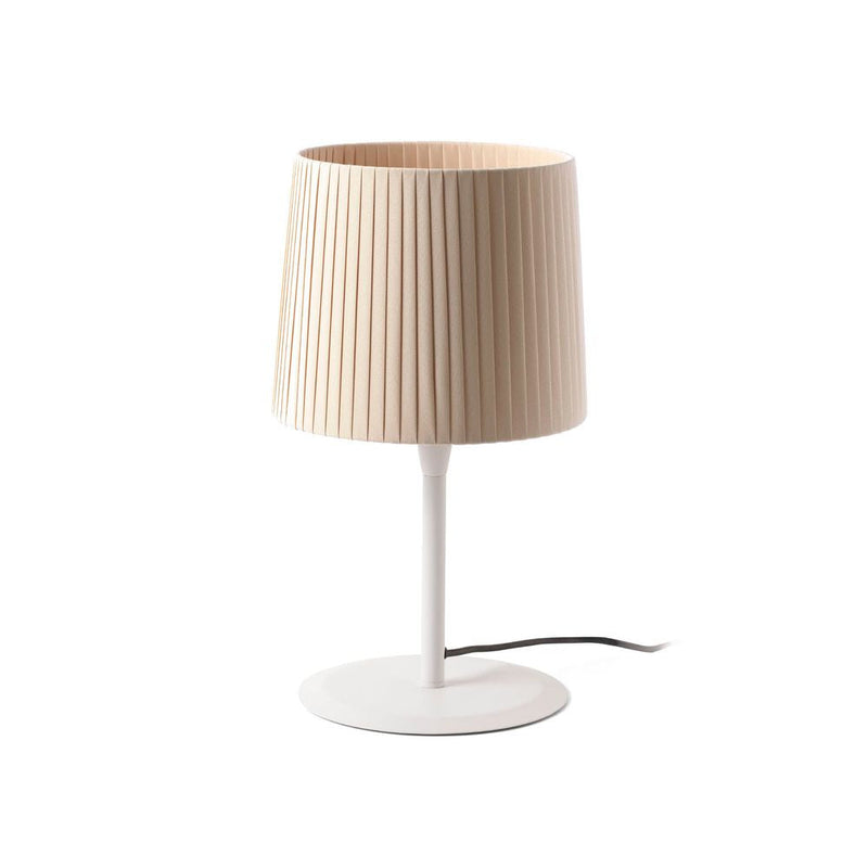 SAMBA White/ribbon beige table lamp