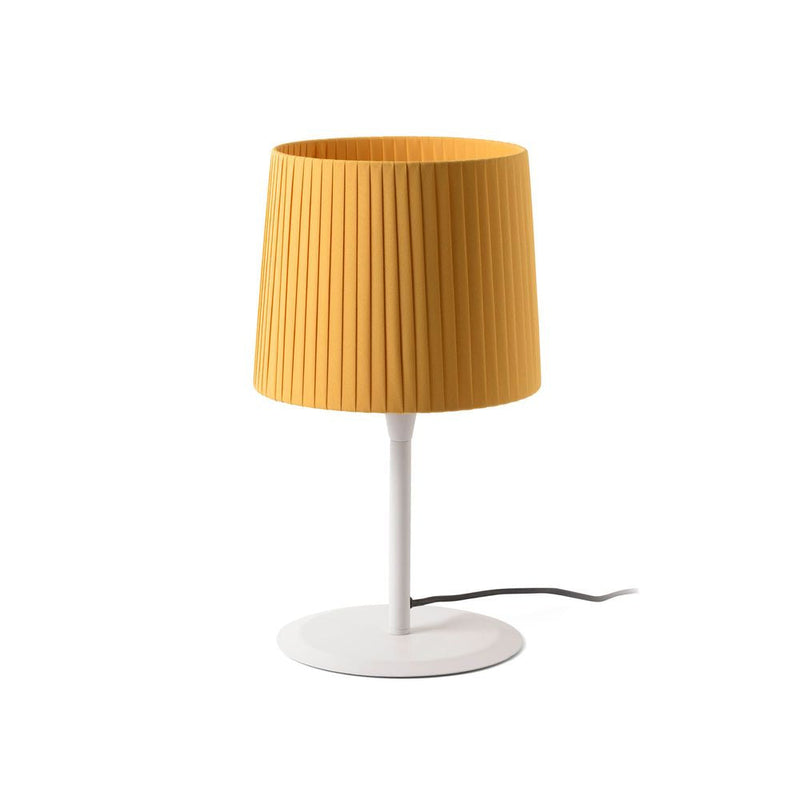 SAMBA White/ribbon yellow table lamp