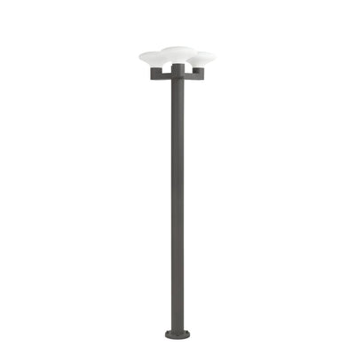 BLUB'S 3L Dark grey pole lamp 3XE27