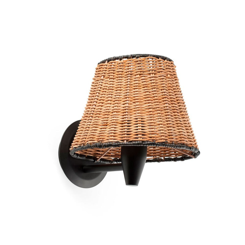 SUMBA Black/rattan table lamp