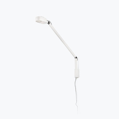 INVITING White wall lamp arm
