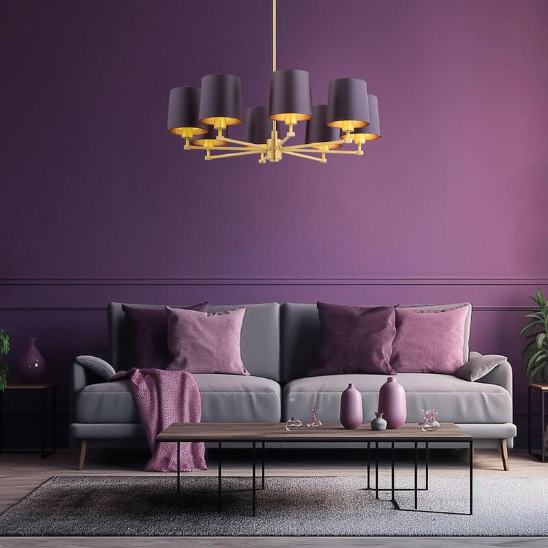 Argon Princeton 8L chandelier E27 H 73cm