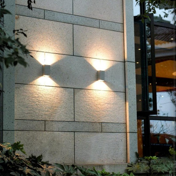 Outdoor LED light RENDL DIXIE 2 x LED 5W 3000K silver grey