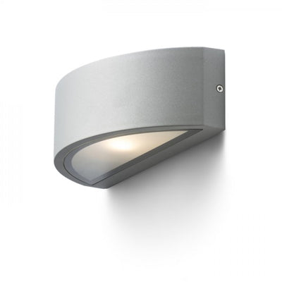 Outdoor wall light RENDL LESA 1 x E27 15W silver grey