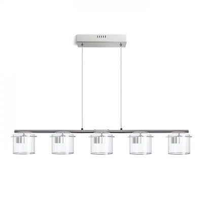 Linear suspension lamp RENDL ESTRA 5 x LED 5W 3000K white