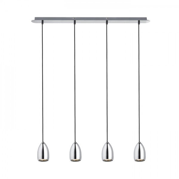 Linear suspension lamp RENDL BABADES 4 x GU10 35W chrome