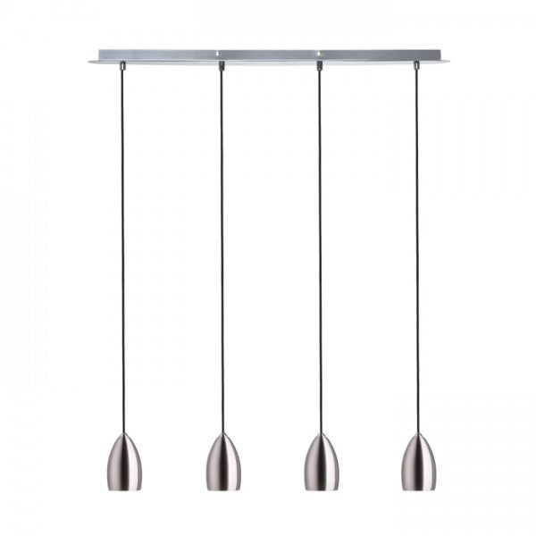 Linear suspension lamp RENDL BABADES 4 x GU10 35W nickel