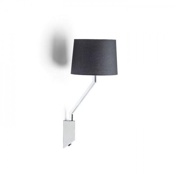 Reading swing wall lamp RENDL SHARP 1 x E27 15W black