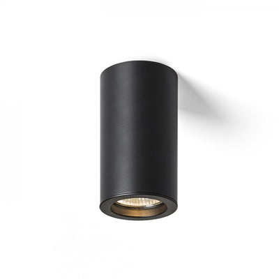 Flush mount lamp RENDL MOMA 1 x GU10 35W black