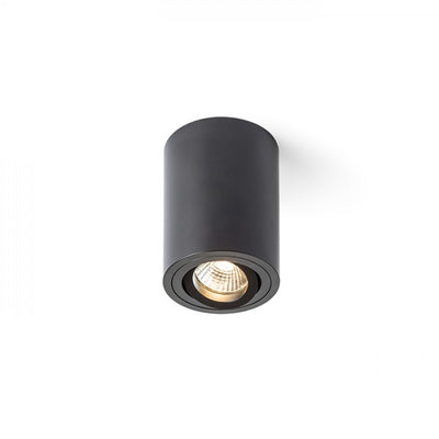 Flush mount lamp RENDL MOMA 1 x GU10 35W black