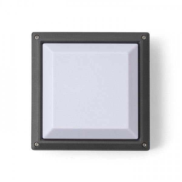 Outdoor wall light RENDL DELTA 1 x E27 15W grey