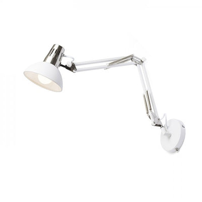 Reading swing wall lamp RENDL ANTE 1 x E27 15W matt white