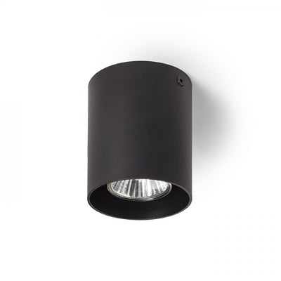 Flush mount lamp RENDL MANTOVA 1 x GU10 35W matt black