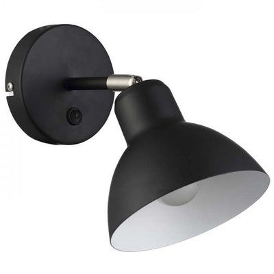 Accent wall lamp RENDL BAROQUE 1 x E27 11W black