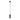 Pendant lamp RENDL MAVRO 1 x LED 12W 3000K black