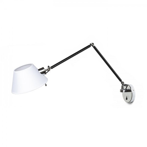 Reading swing wall lamp RENDL MONTANA 1 x E27 11W white