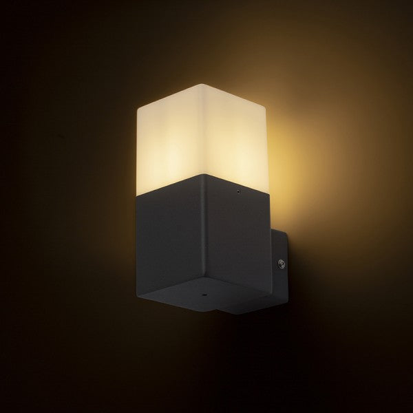 Outdoor wall light RENDL CLYDE 1 x E27 11W grey