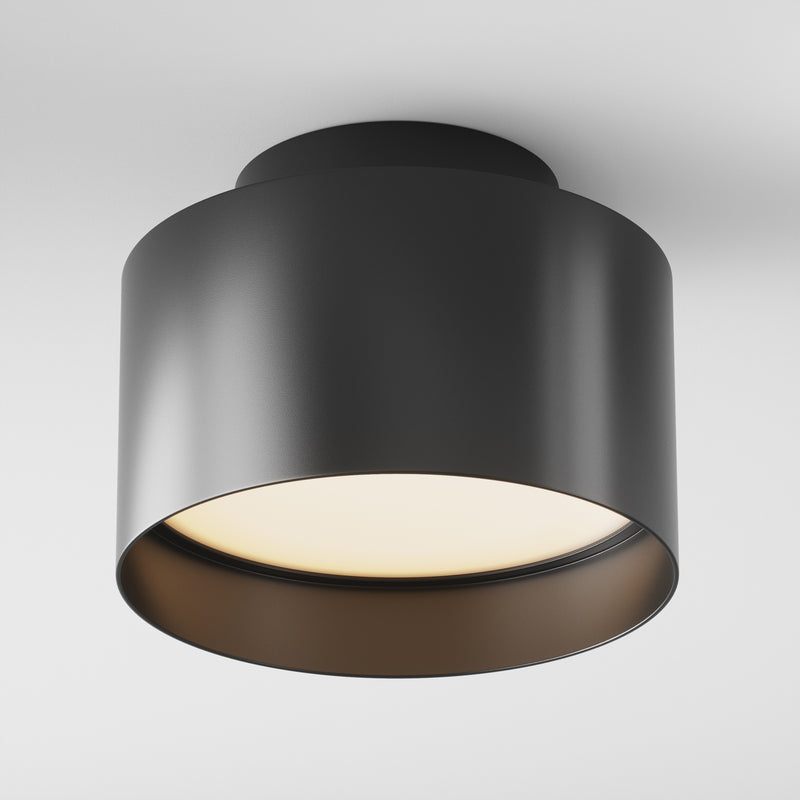 Maytoni Planet 1L ceiling spotlight, black LED D 12cm