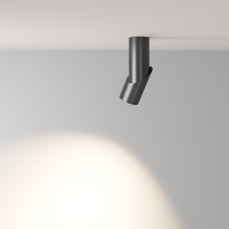 Maytoni Dafne 1L ceiling spotlight, black LED D 5cm