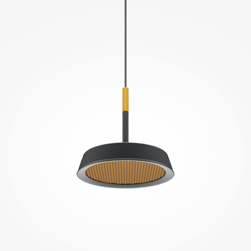 Maytoni El 1L pendant lamp, black LED D 15.3cm